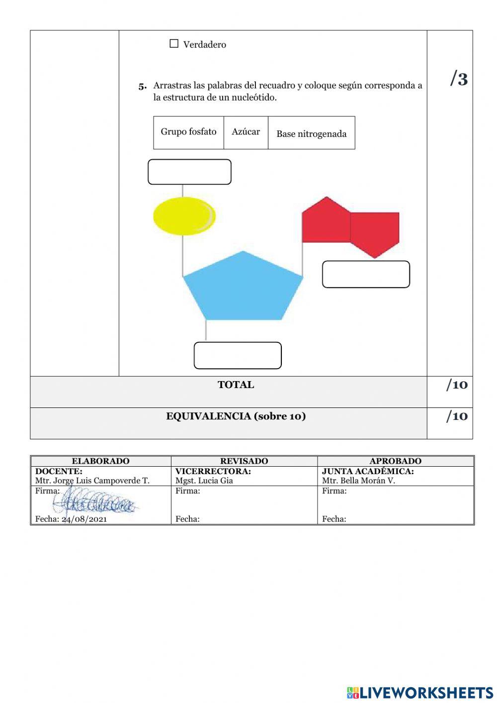 Diagnostico 1ro bgu quimica