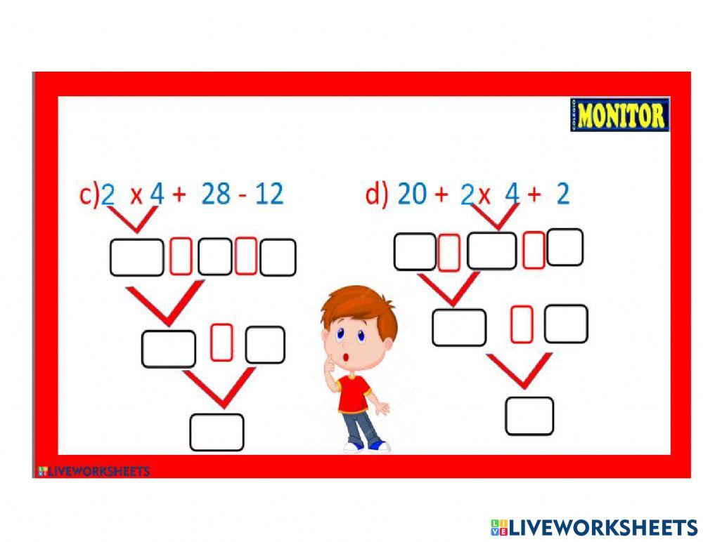 Operaciones combinadas