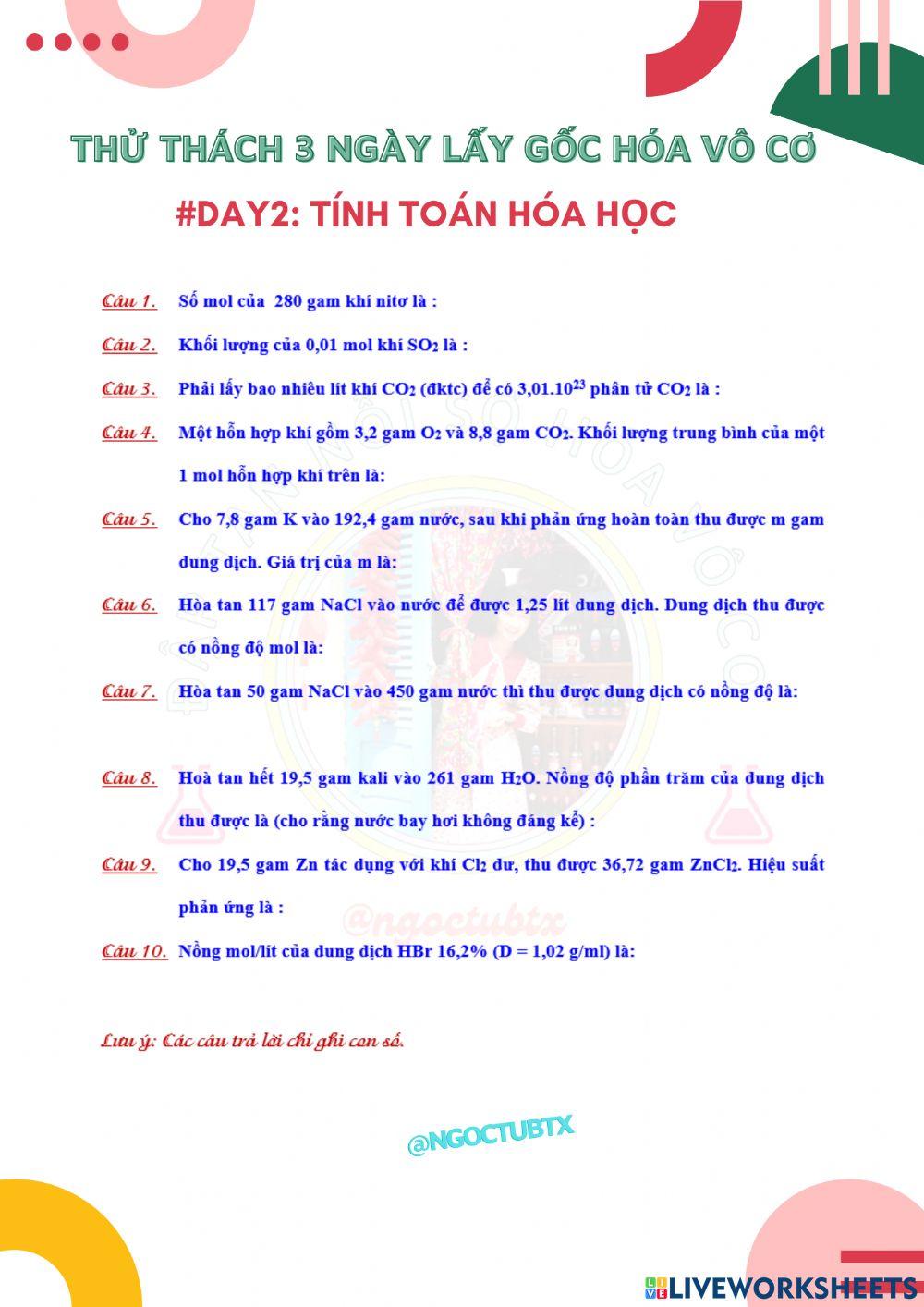 -day2 - tính toán hóa học