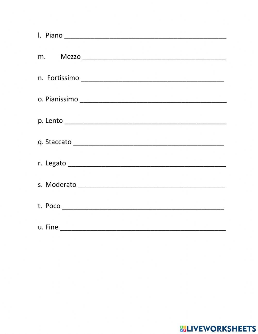 Performance Directions Grade 1