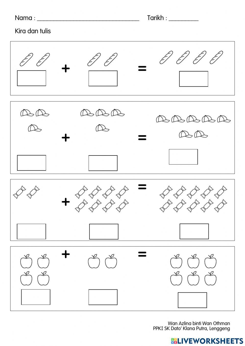 Tambah dalam lingkungan 10