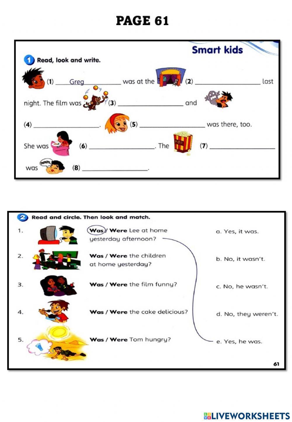 Workbook page 61 worksheet Live Worksheets Workbook page 61 worksheet Live Worksheets