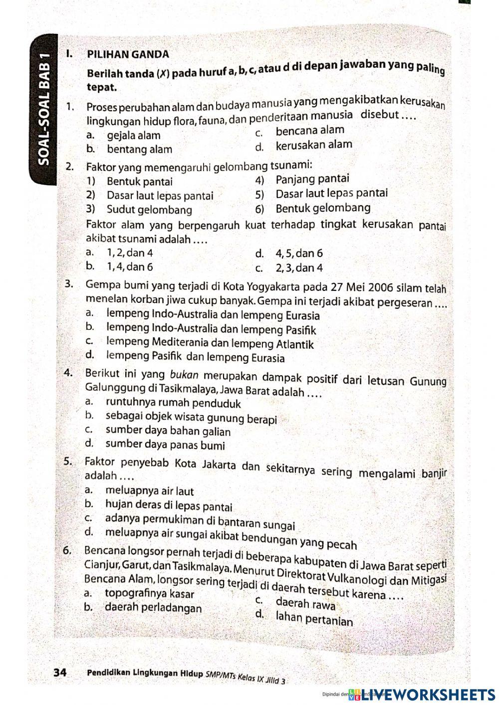 Ph bab 1 bencana alam