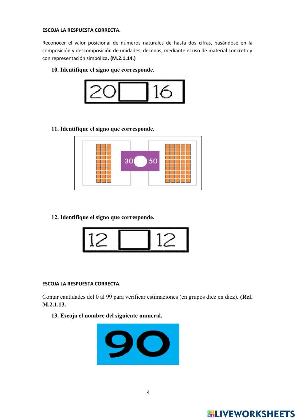 Matemática diagnostica