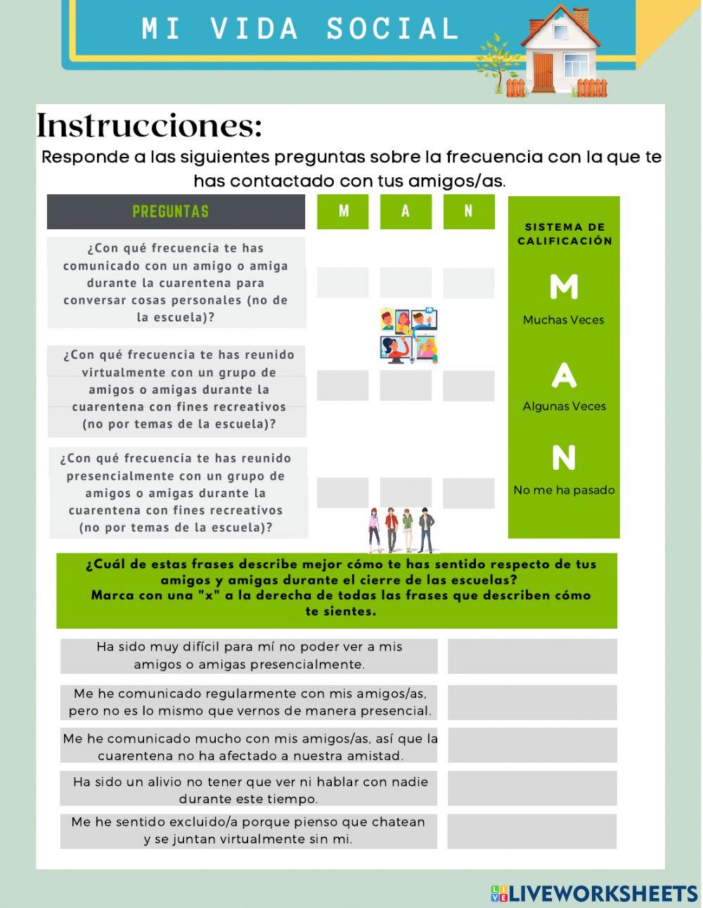 Evaluación socioemocional durante pandemia