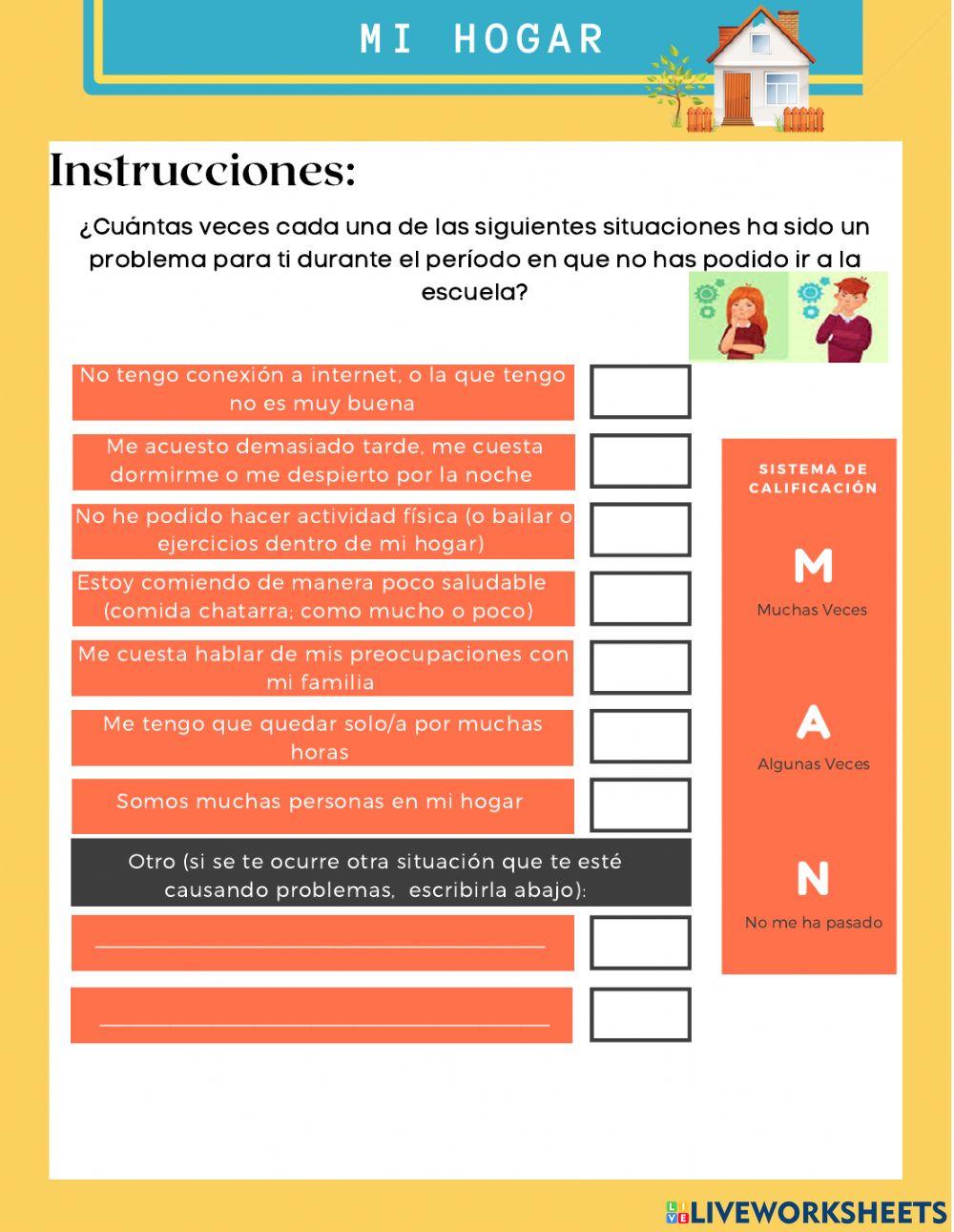 Evaluación socioemocional durante pandemia
