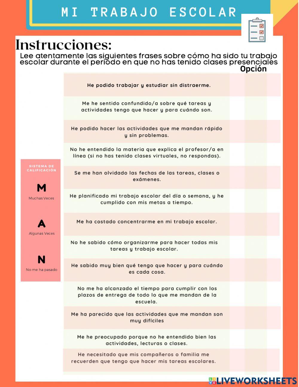 Evaluación socioemocional durante pandemia