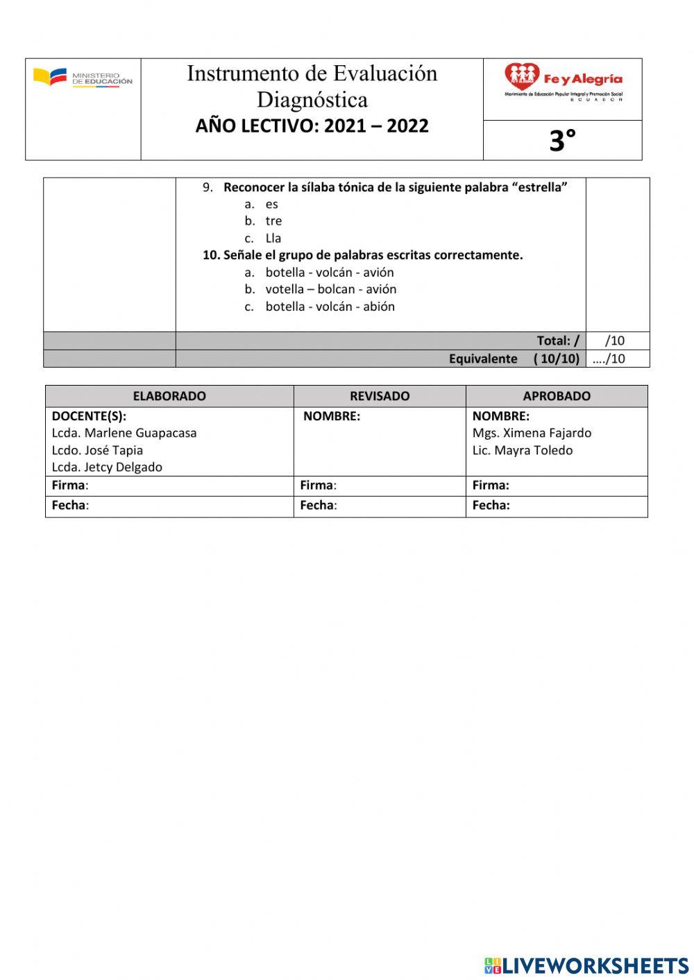 Diagnóstico de Ludi