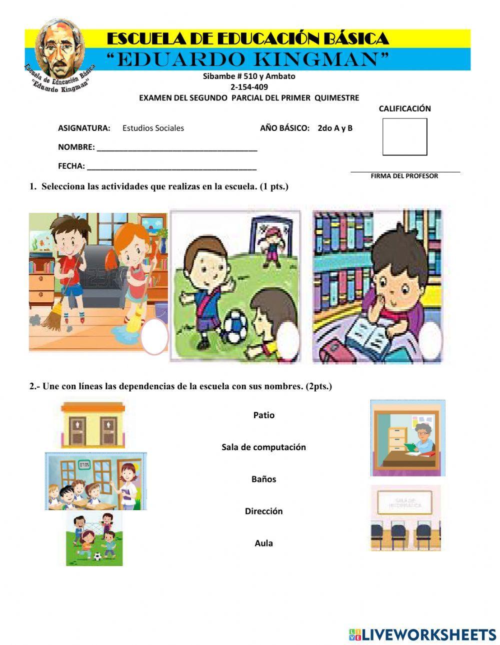 Sociales Evaluación