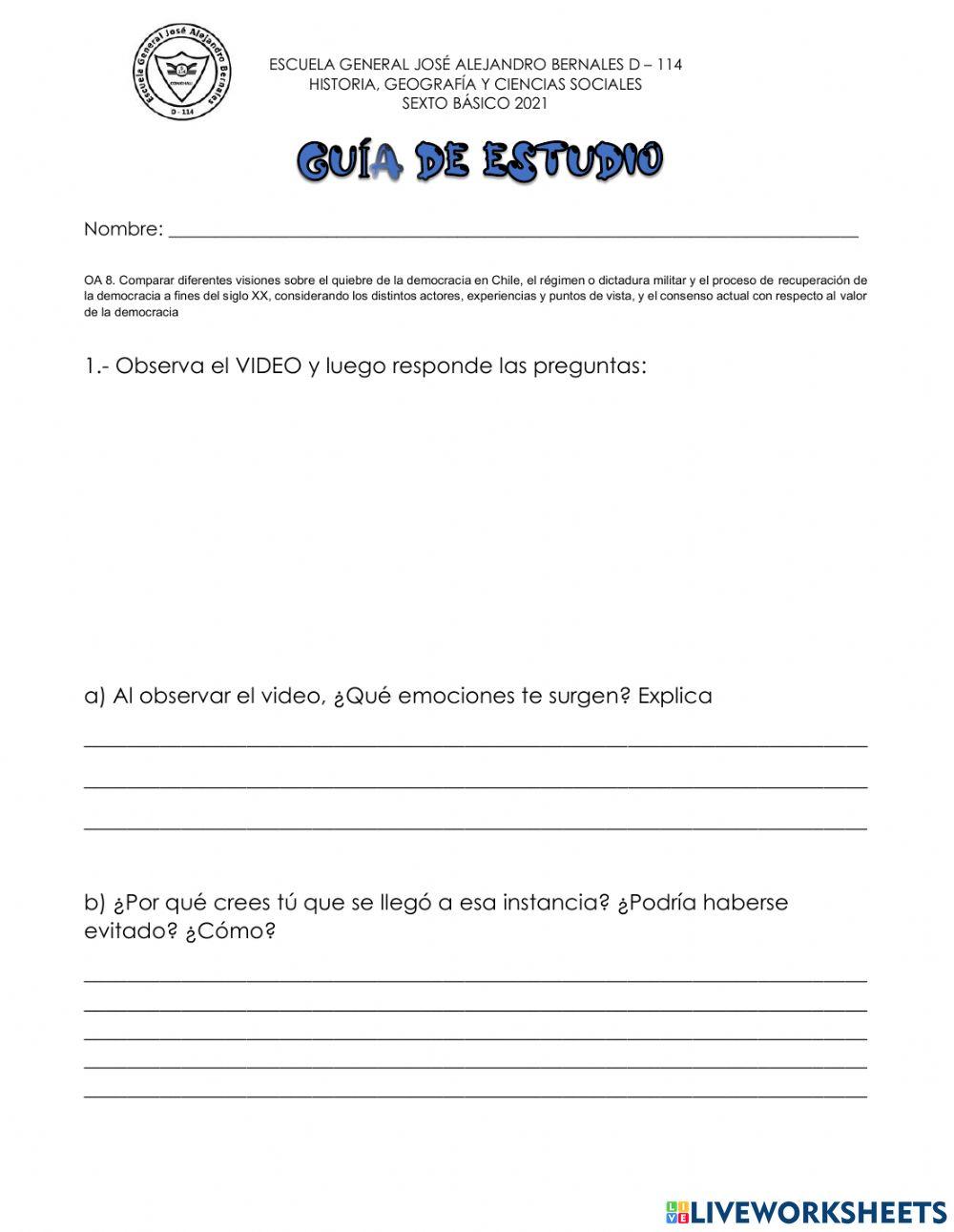 Quiebre de la Democracia en Chile