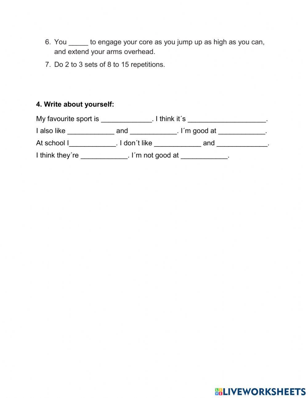 Test Sport Unit 3 P6-1