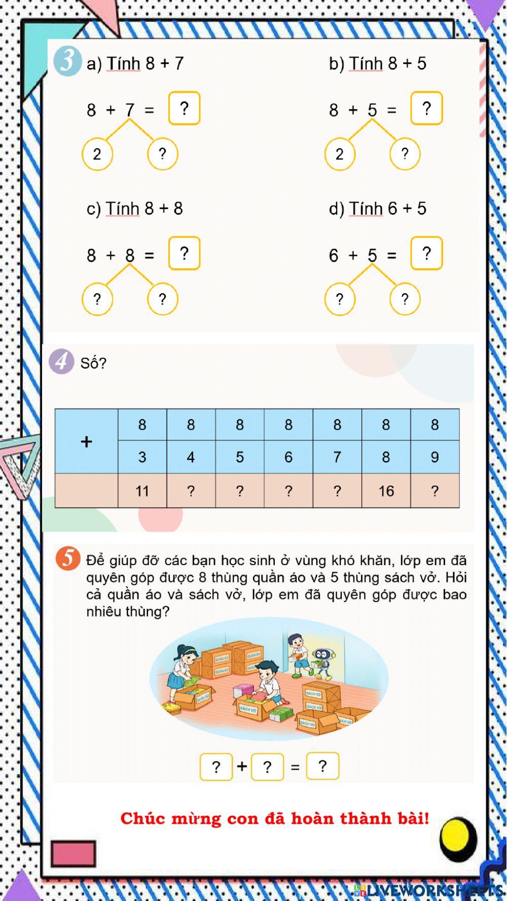 Toán Luyện tập trang 29 - 30