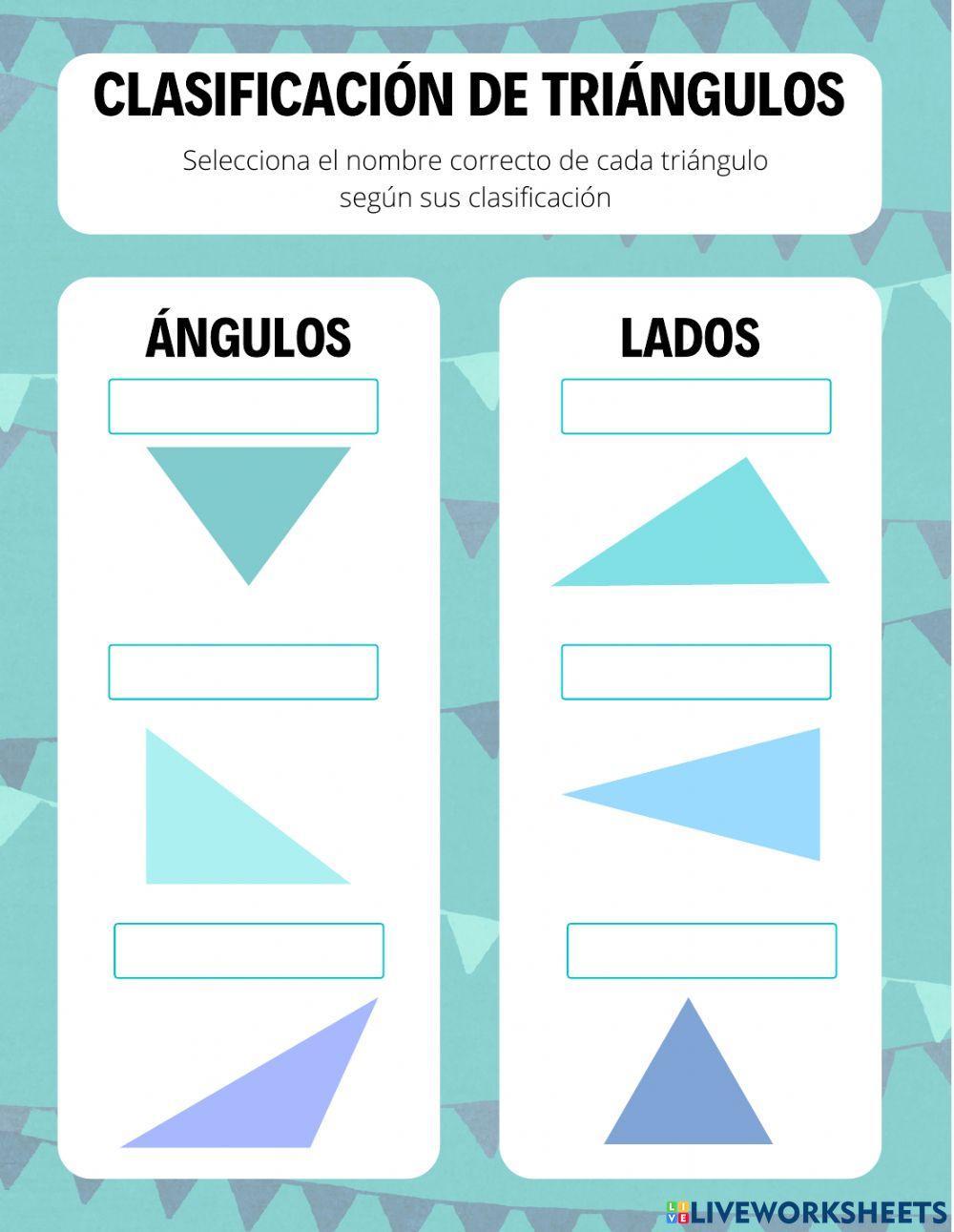 Tipos de triángulos