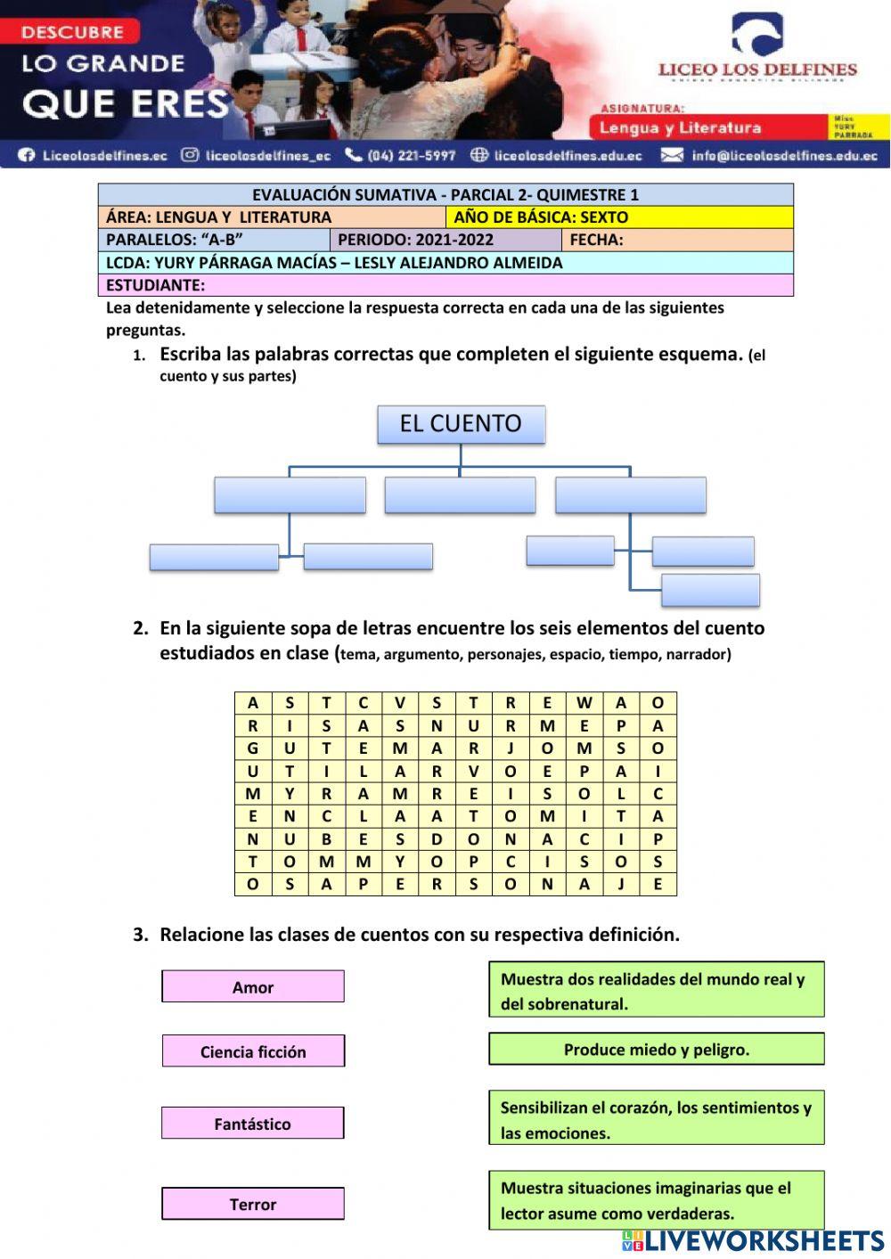 Evaluación sumativa