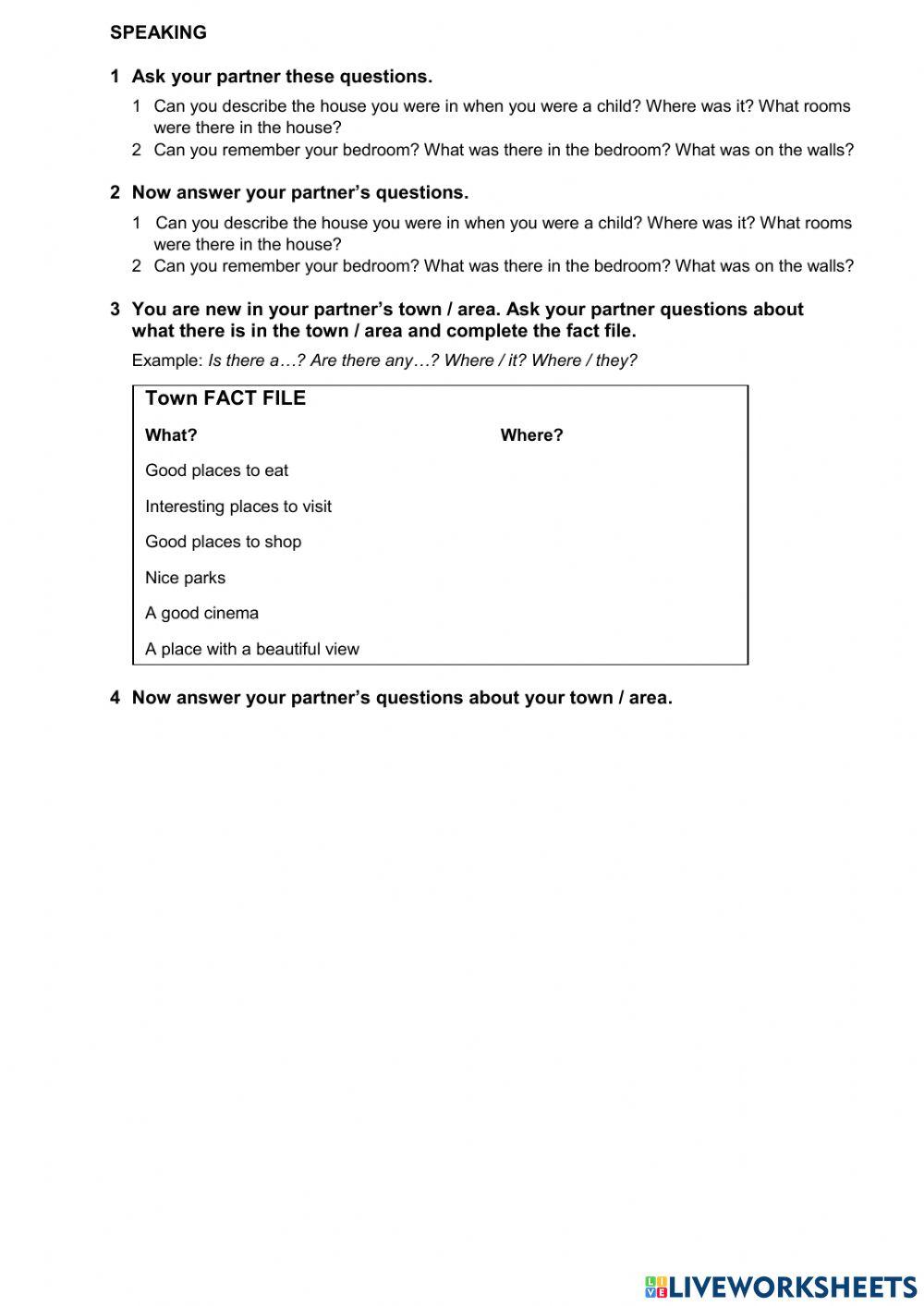 B 10A - hotels, some any, was were, on at in under