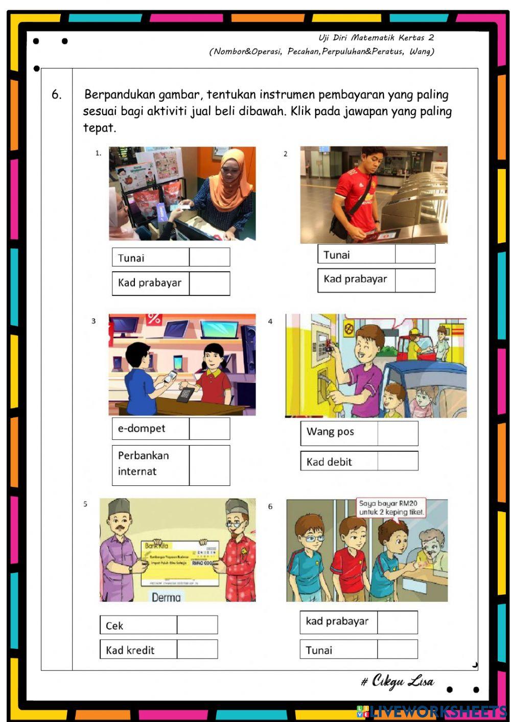 Uji Diri matematik kertas 2