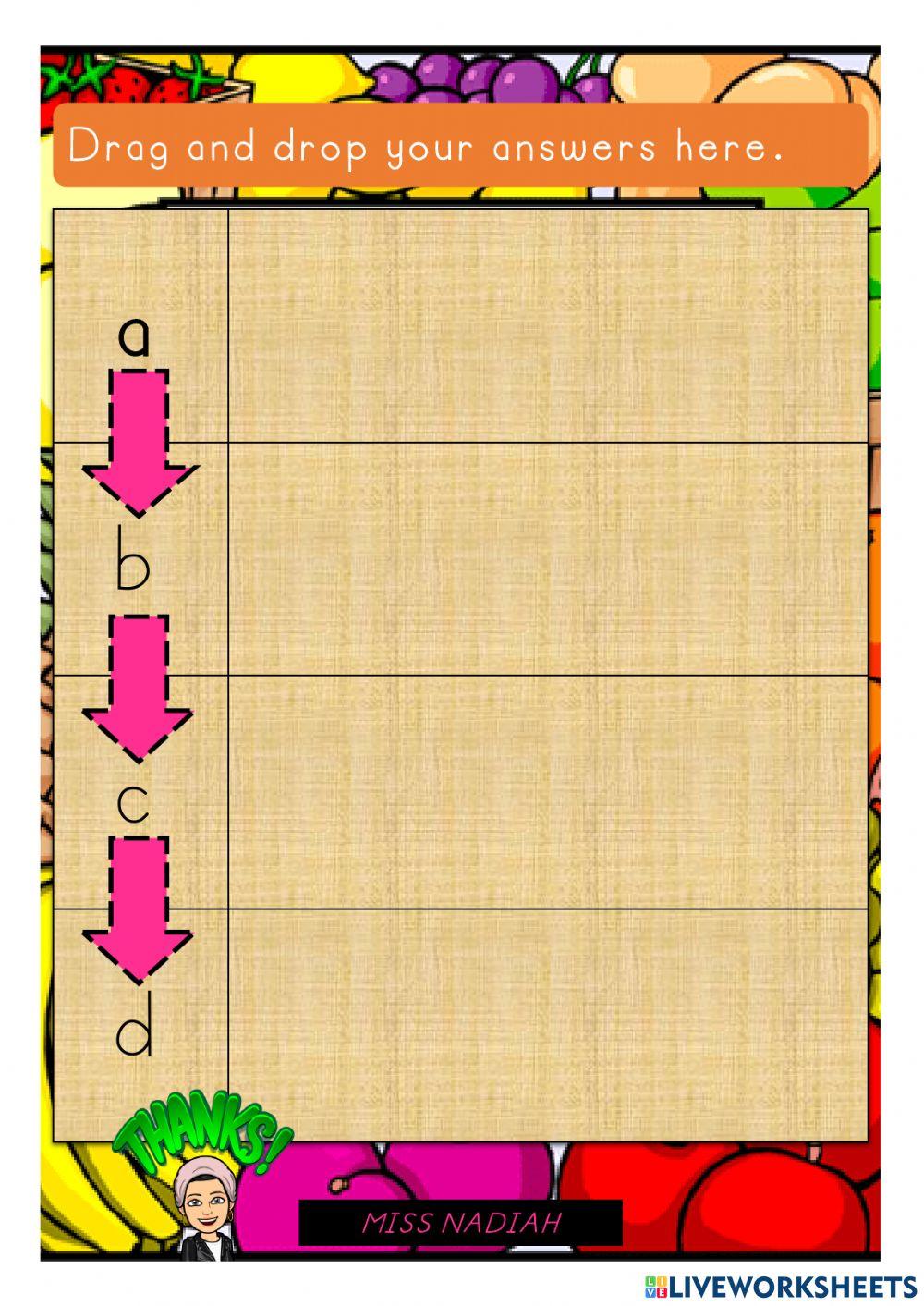 Food&health: make fruit salad