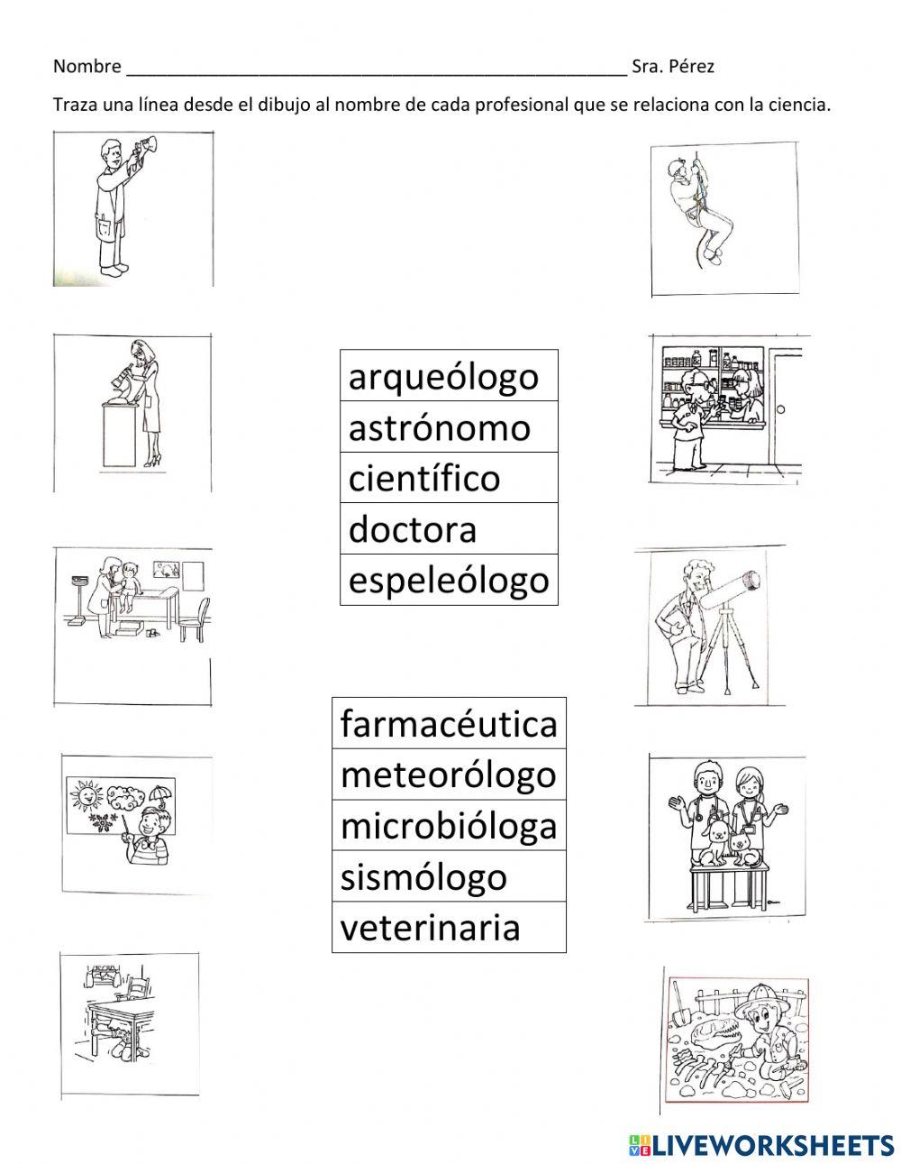 Profesionales de la ciencia