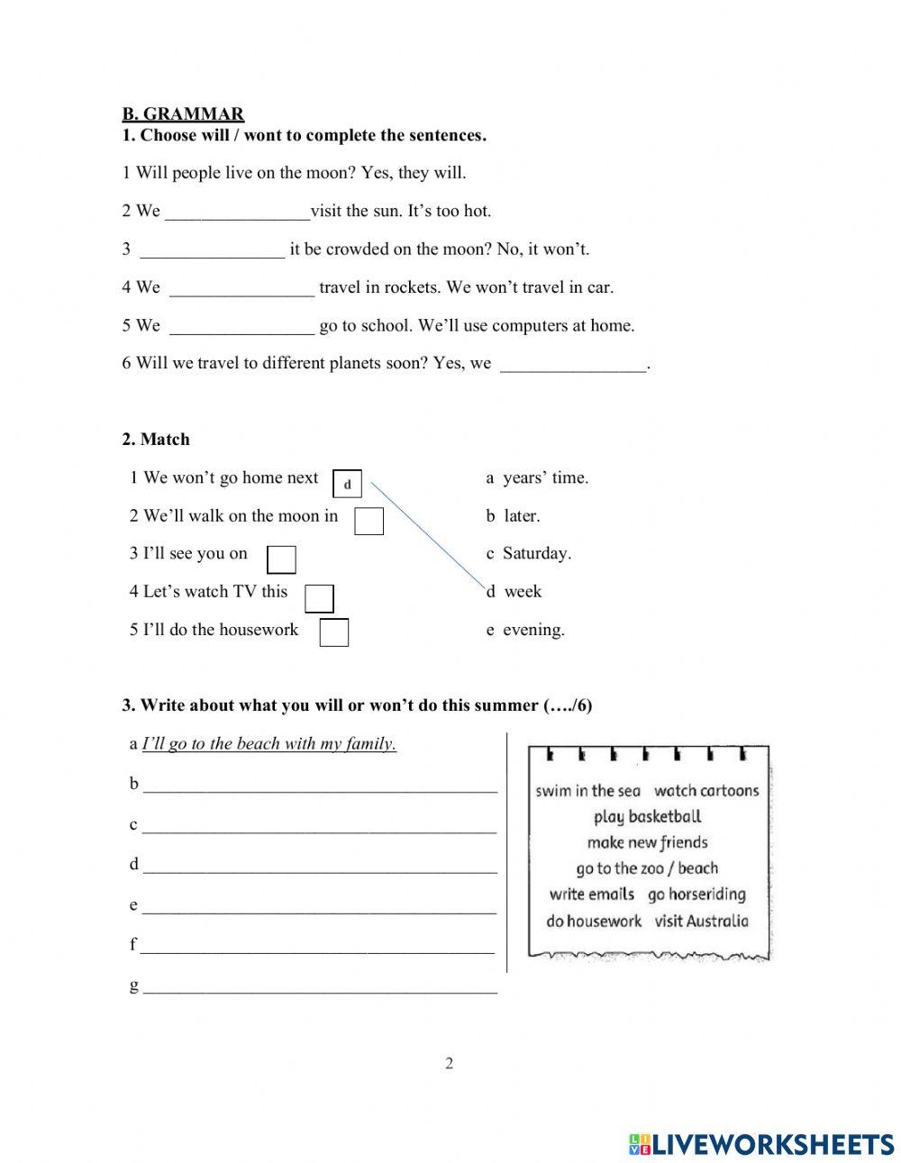 DS - Fa4 - Test 3 Writing