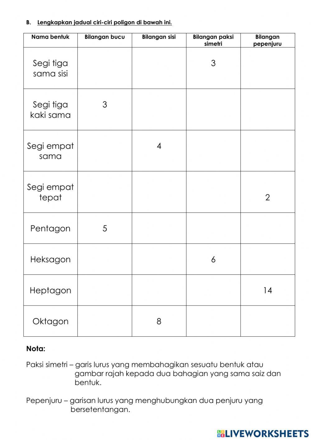 Mt6 ruang (ulangkaji)