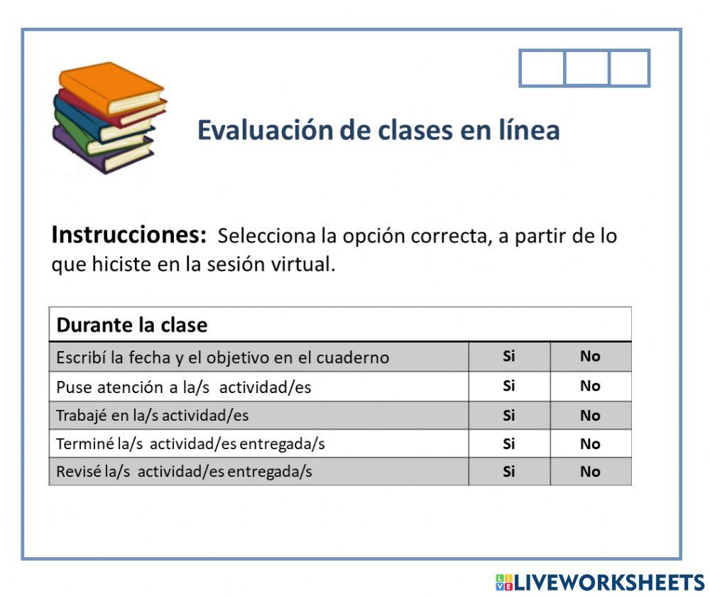 Evaluación