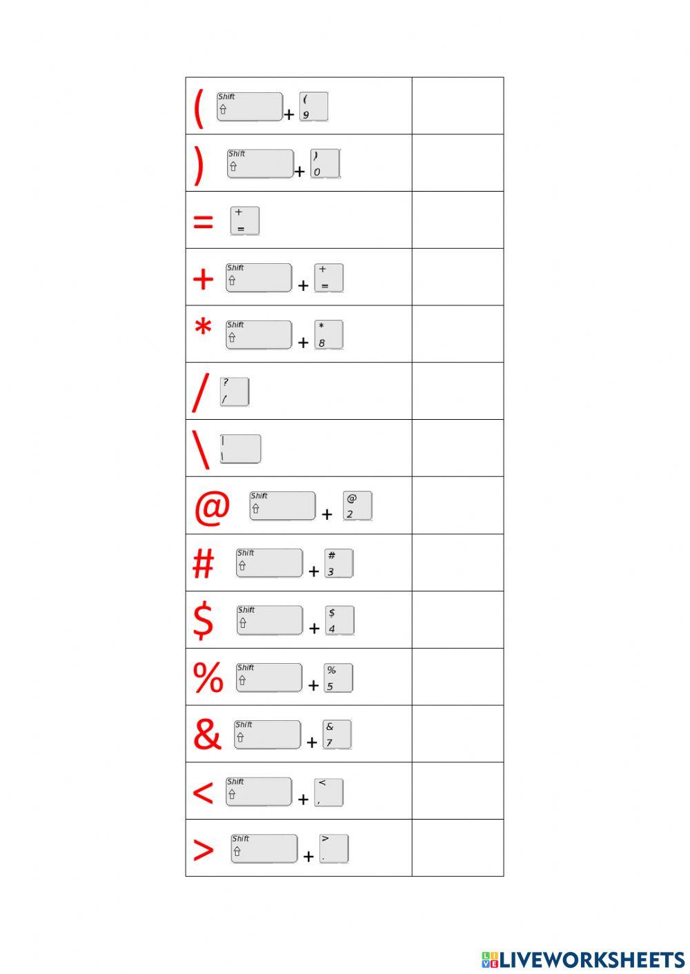 Σημεία στίξης και σύμβολα