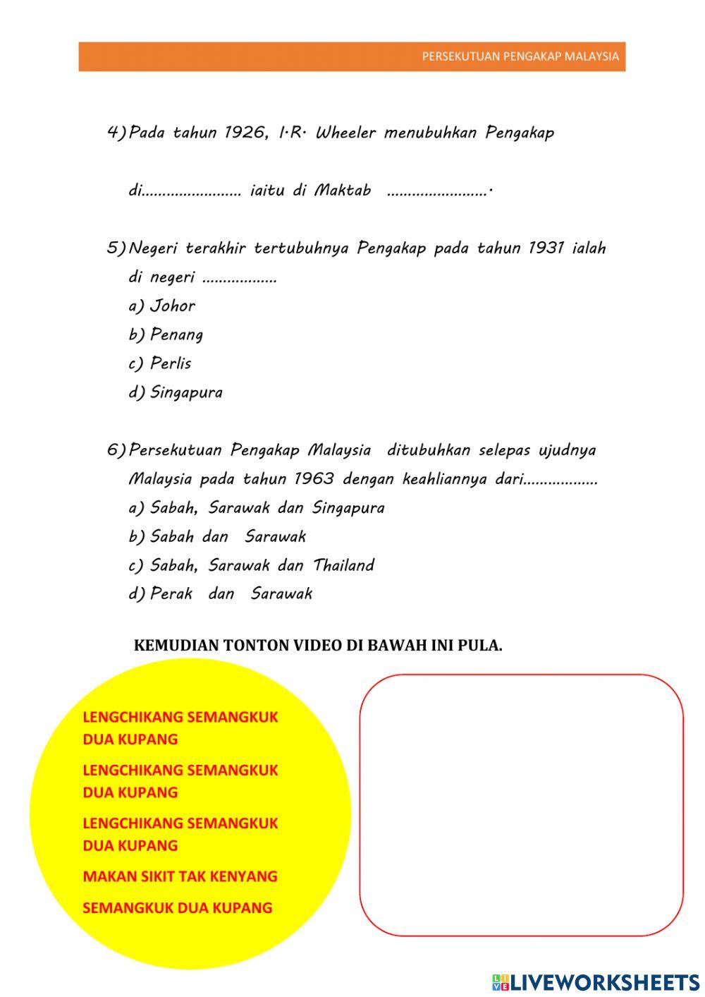 Sejarah & lagu pengakap