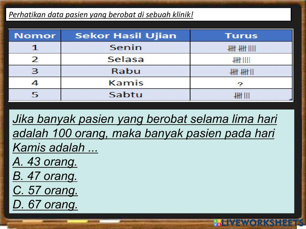 Akm numerasi level 2 bagian 3