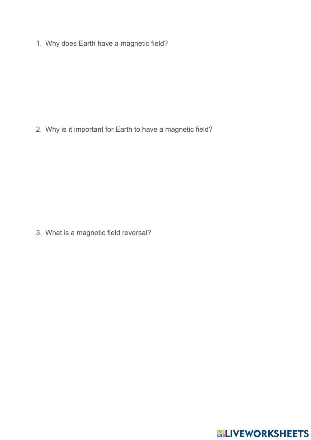 3.3 Earth's Magnetic Field