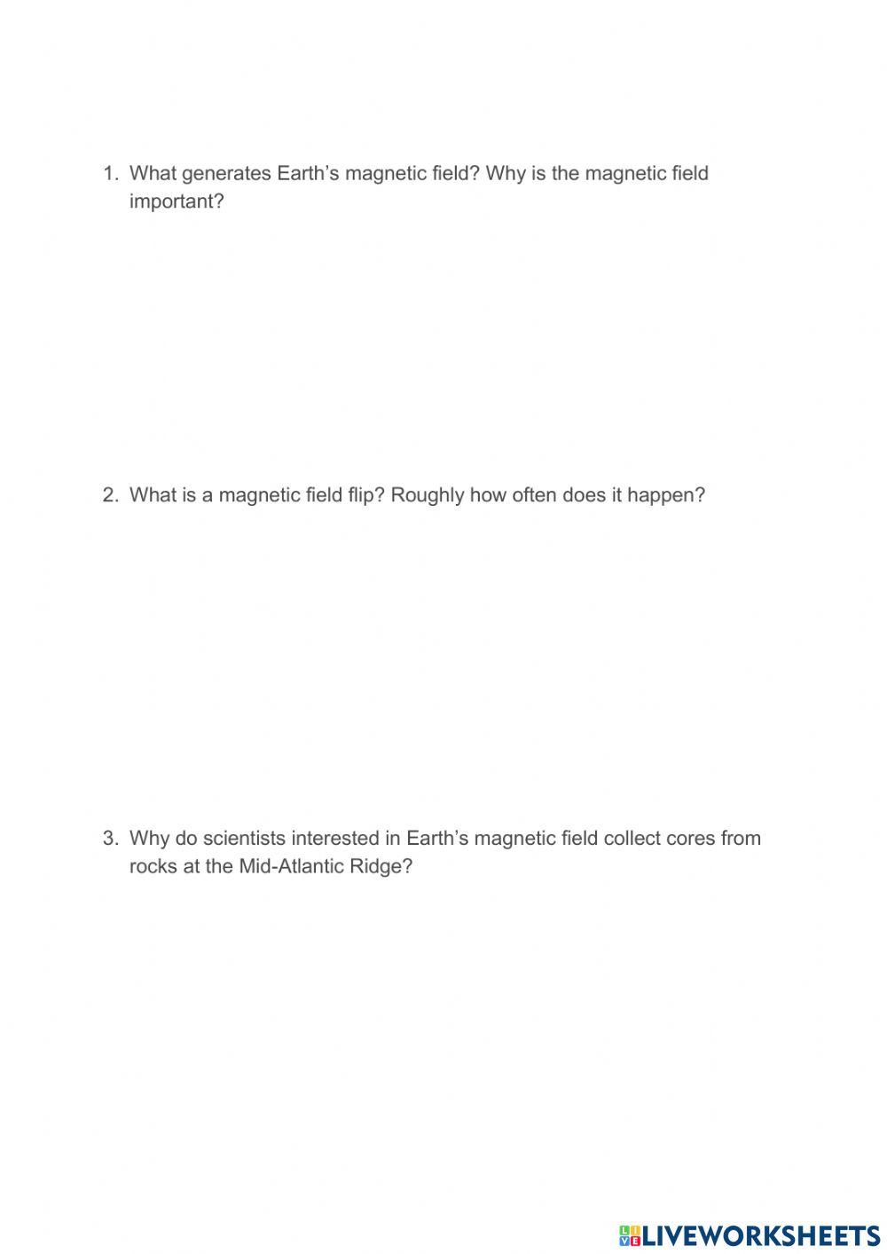 3.3 Earth's Magnetic Field