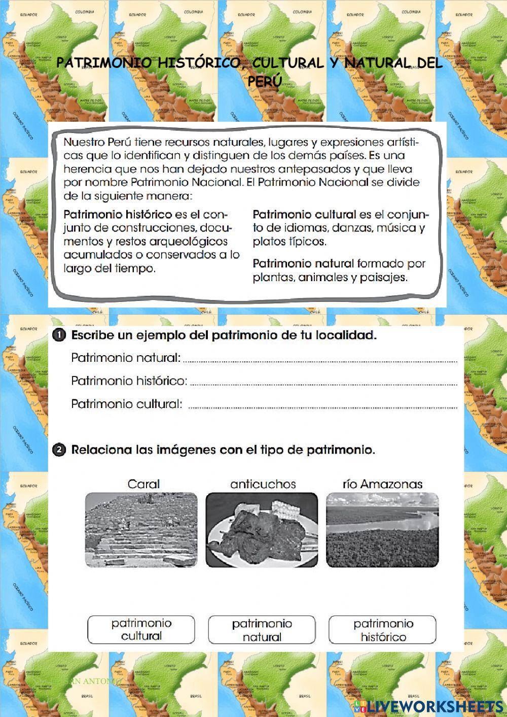 Patrimonio del Perú