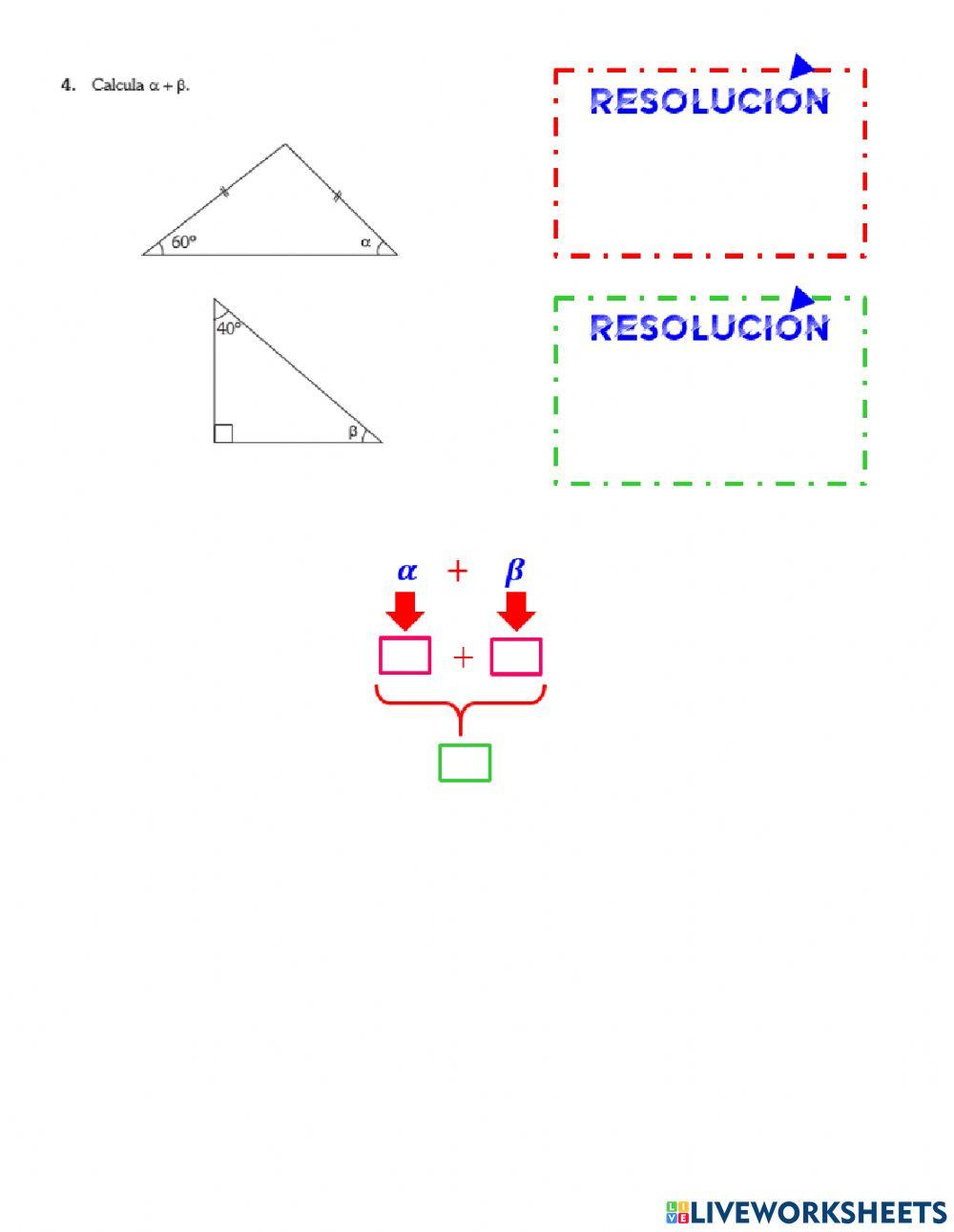 Evaluación de geometría