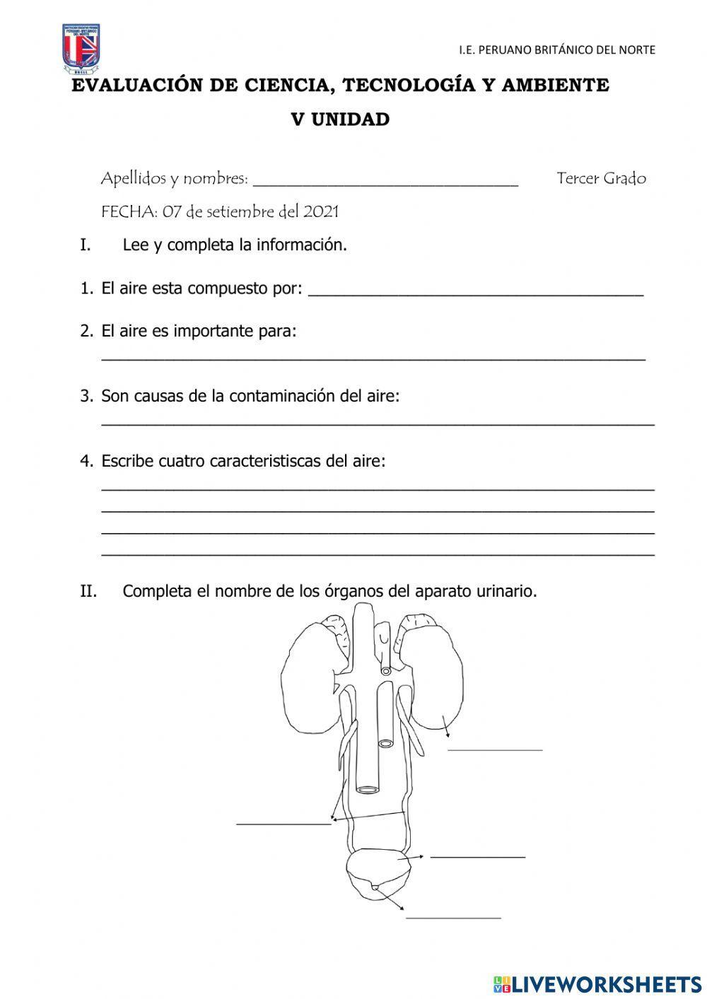 Evaluación de Ciencia
