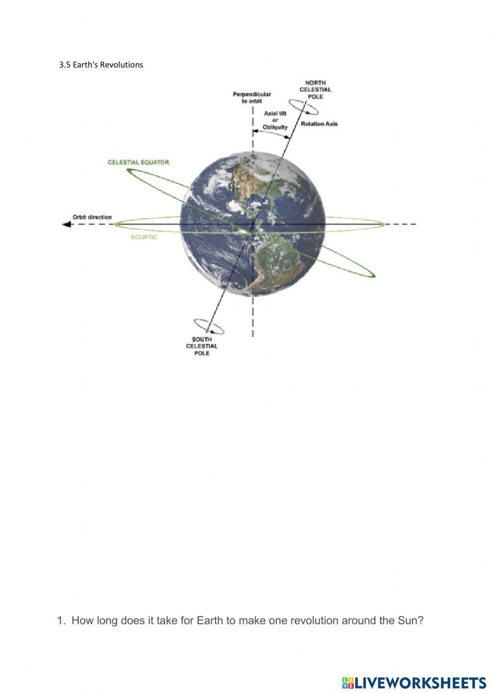 3.5 Earth's Revolutions