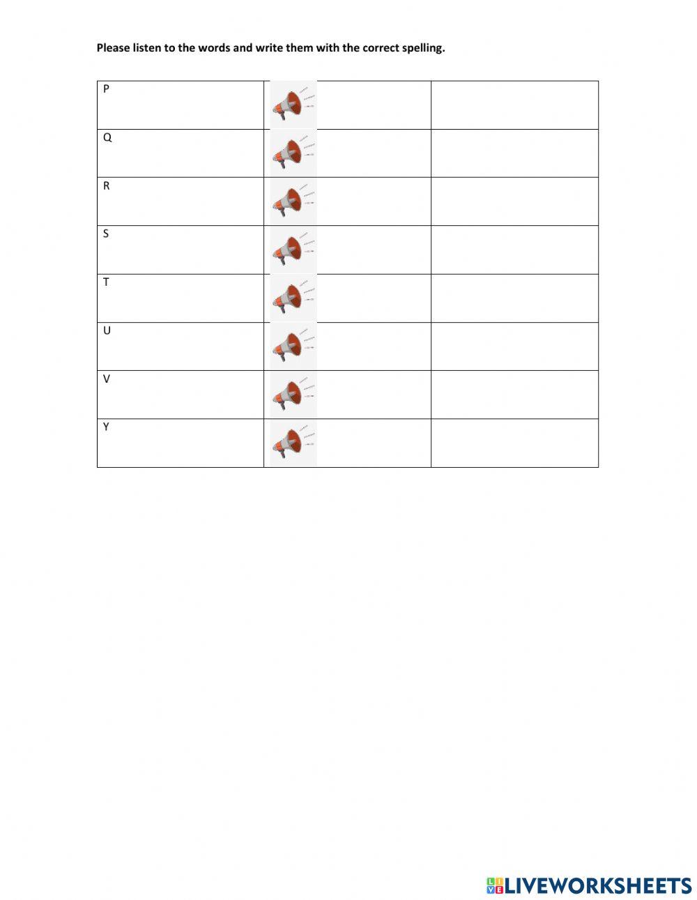 Most commonly spelling mistake