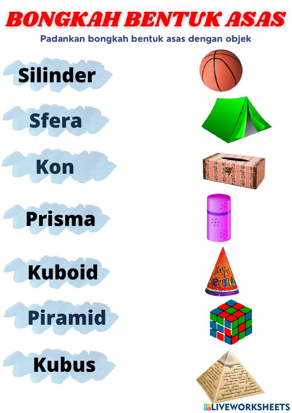 Bentuk Asas dan Bongkah Bentuk Asas