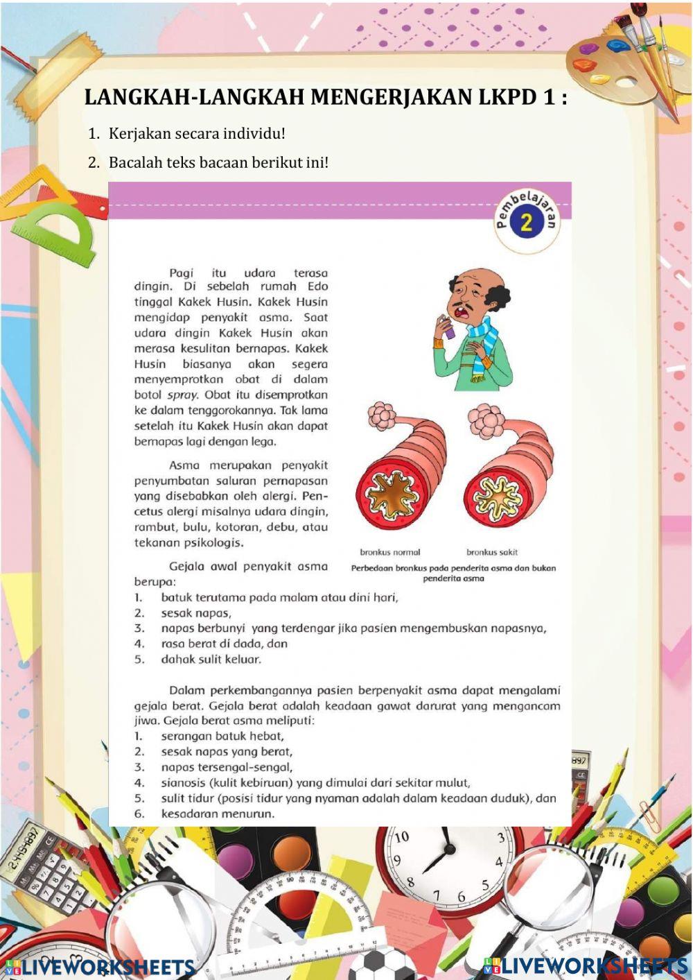 LKPD Kelas 5 Tema 2 Subtema 2 Pembelajaran 4