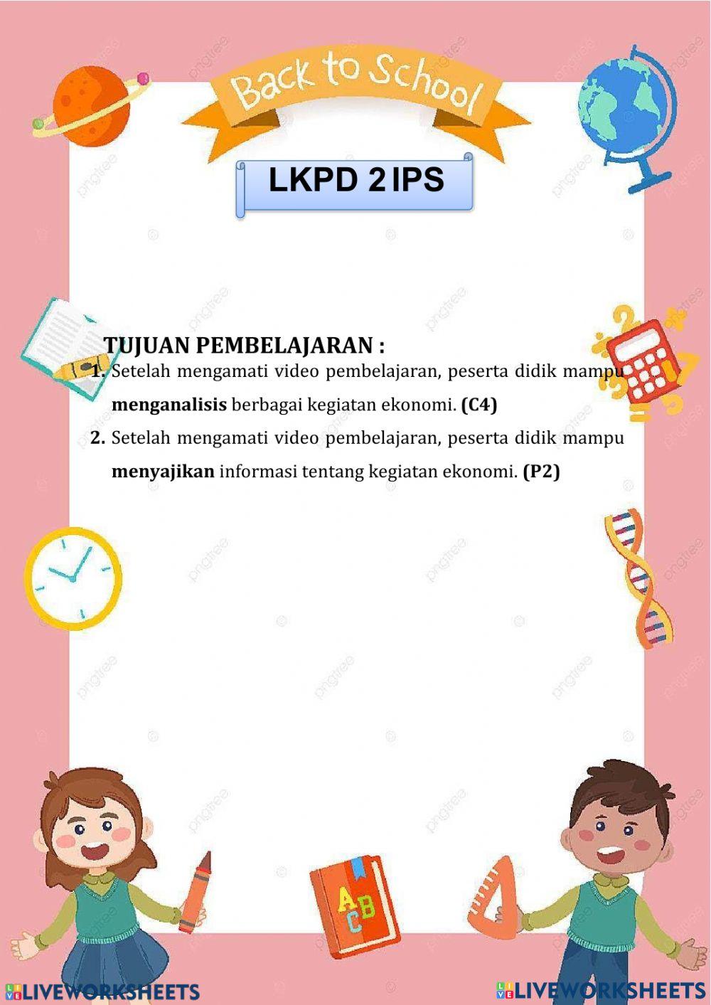 LKPD Kelas 5 Tema 2 Subtema 2 Pembelajaran 4