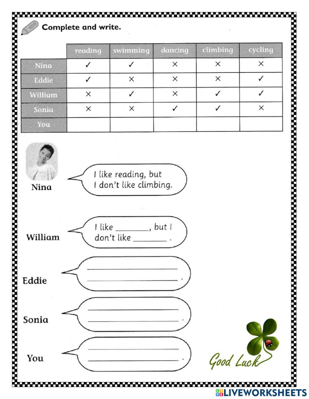 What are you good at?