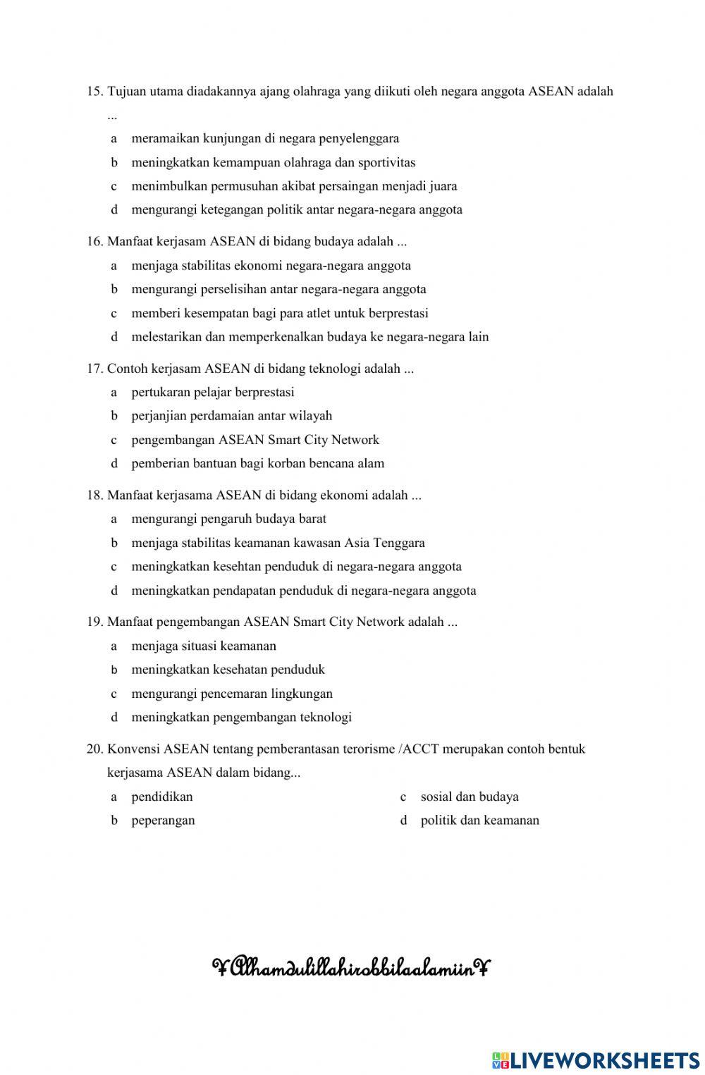 Soal review ips tema 1