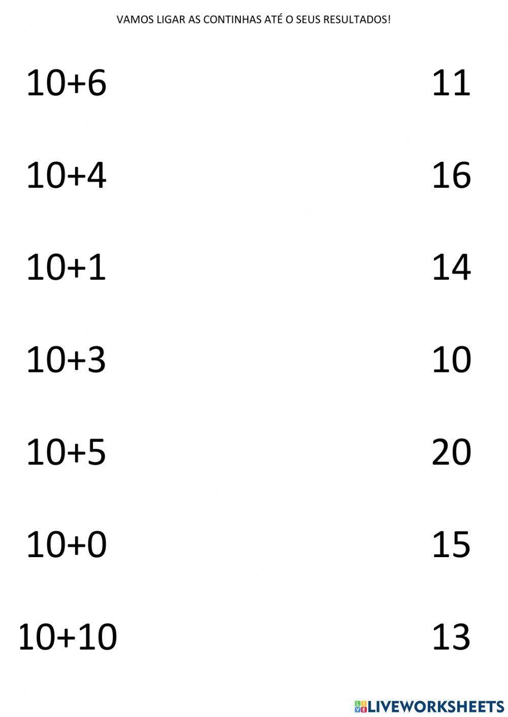 Matemática - material dourado e adição