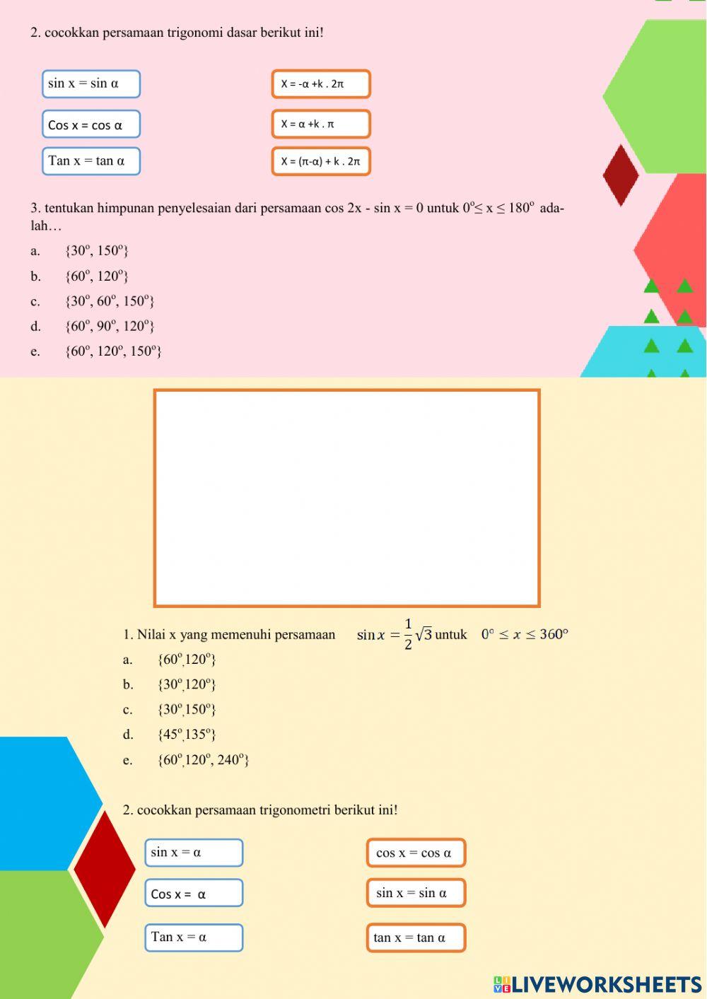 Persamaan trigonometri