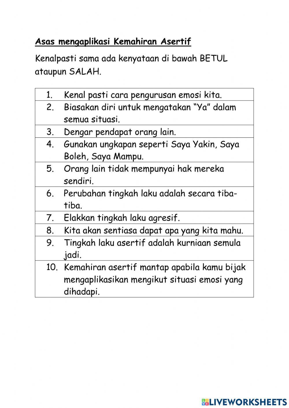 Pendidikan kesihatan tahun 6