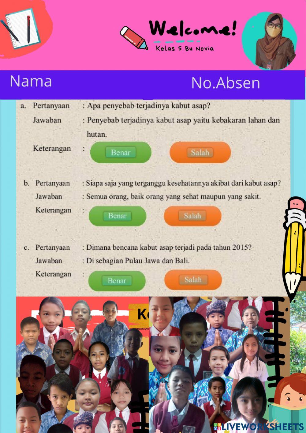 Soal Latihan Tema 2 Sub 3