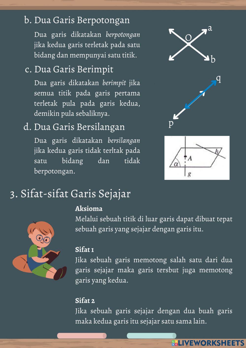 Lembar Kerja Peserta Didik Materi Garis dan Sudut