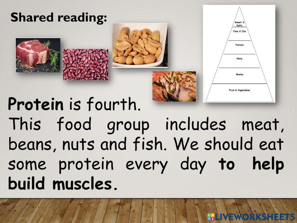 Healthy and unhealthy food