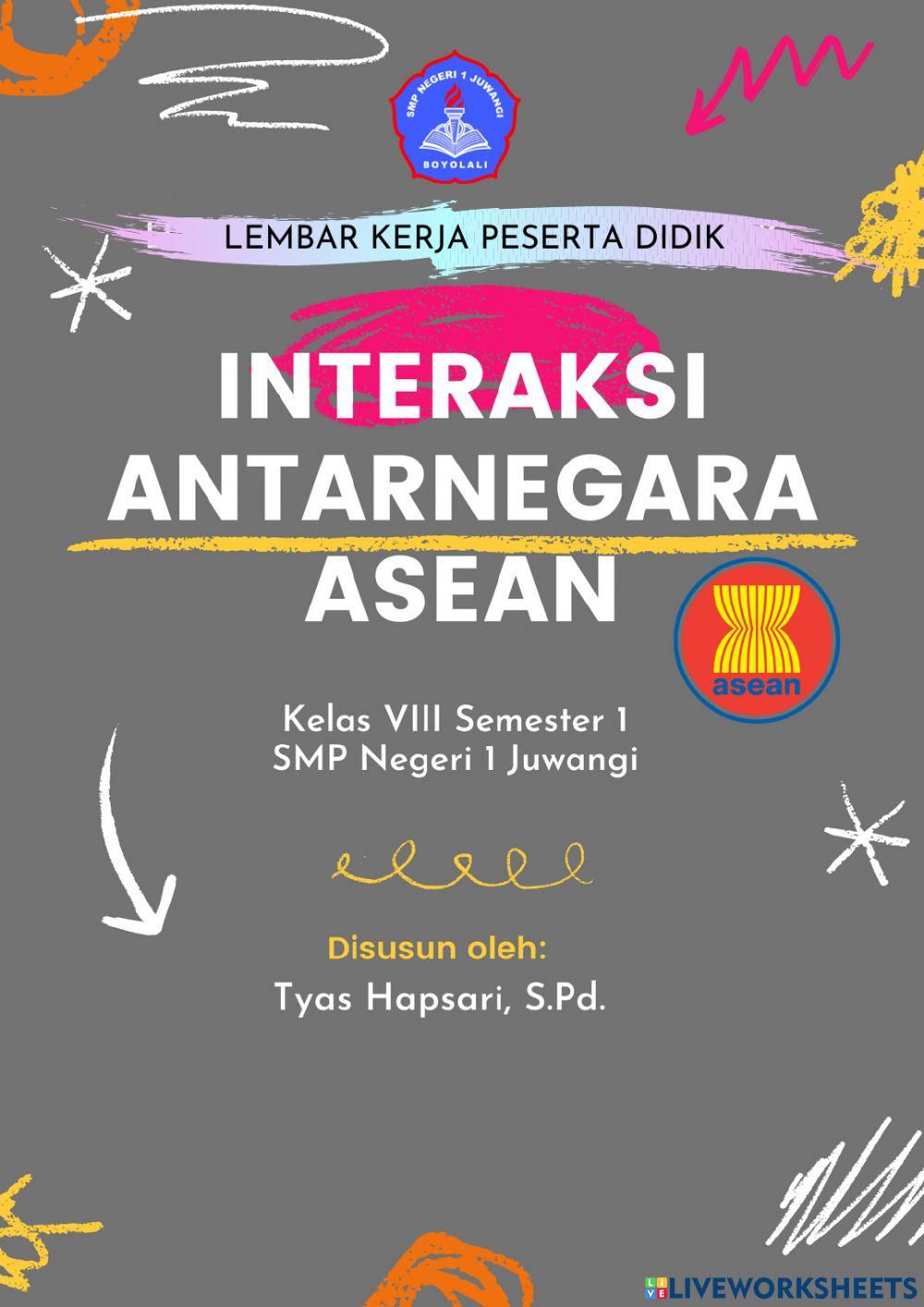 E-LKPD 2.Interaksi antarnegara ASEAN