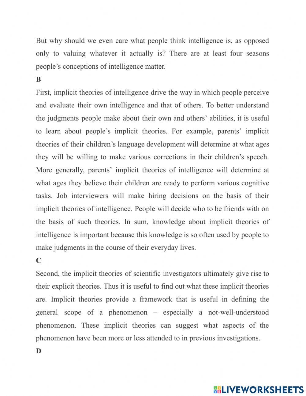 Reading - cam 14 - test 3 - passage 1