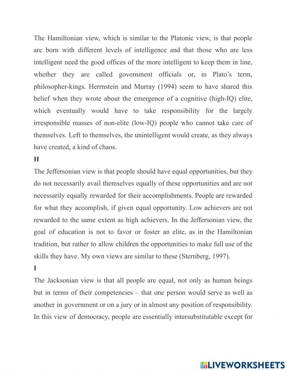 Reading - cam 14 - test 3 - passage 1