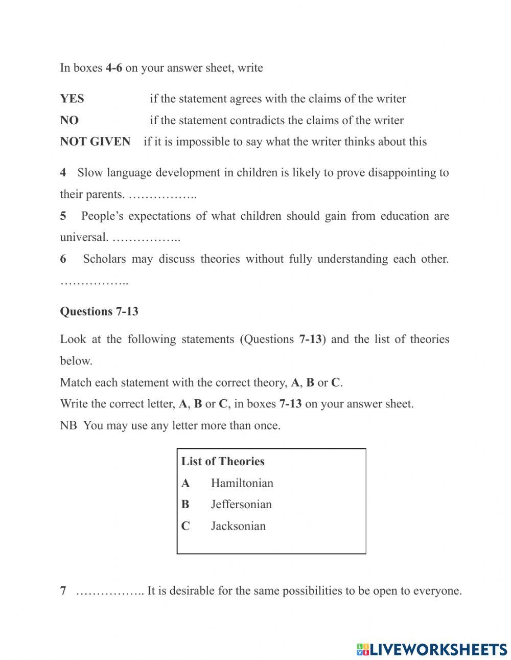 Reading - cam 14 - test 3 - passage 1